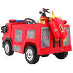 Elektrické autíčko - hasičské - červené